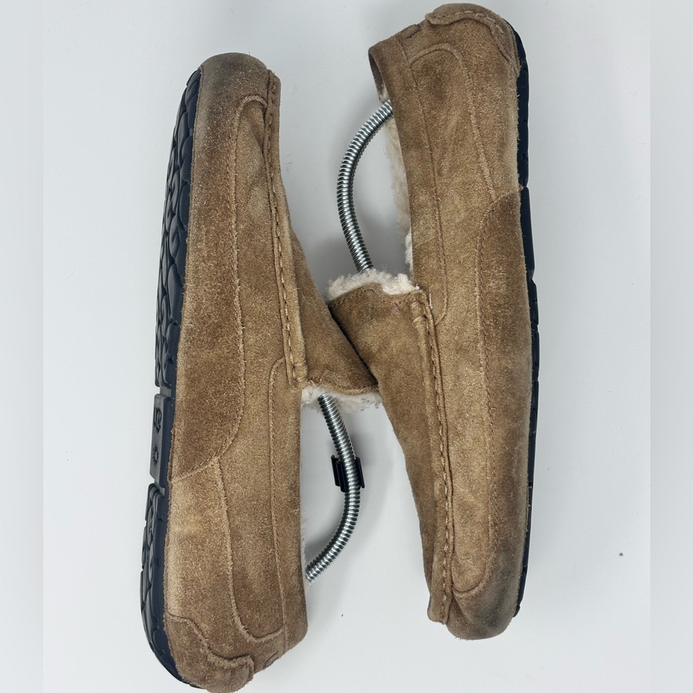 Men's UGG Brown Suede Loafers size 12 - Picture 7 of 9